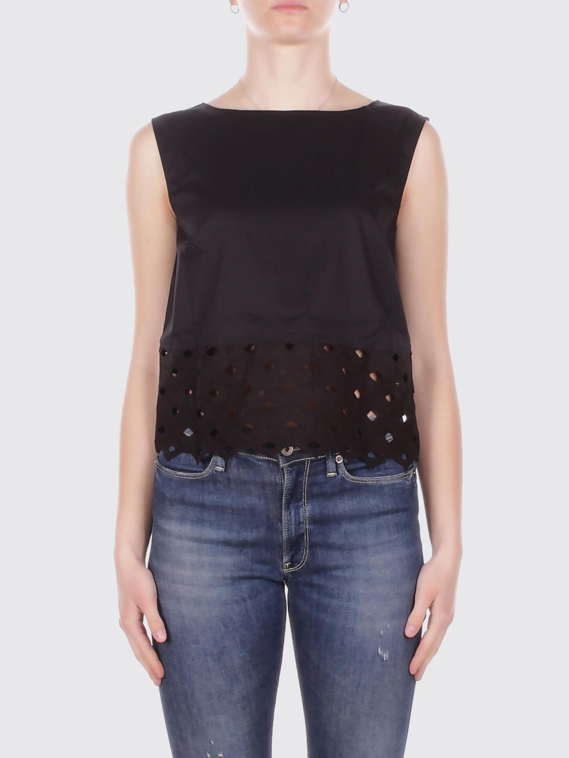 MAX MARA Cotton Blend Sleeveless Top by　MAX MARA コットンブレンド ノースリーブ トップス MAX
