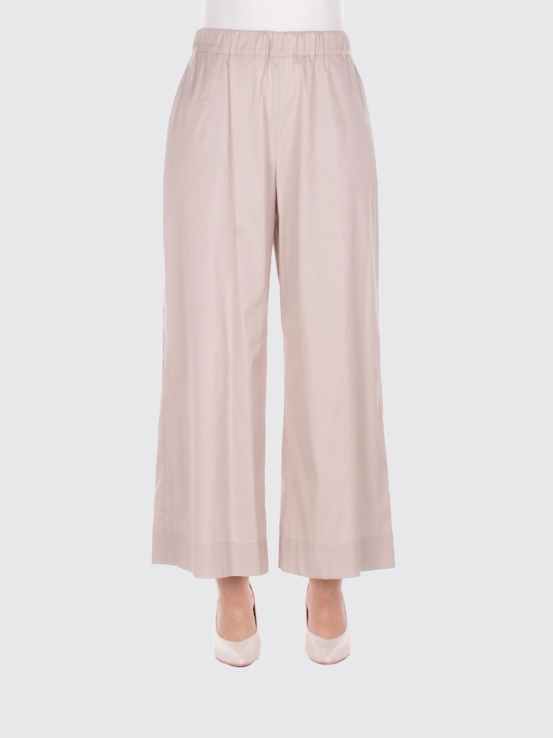 MAX MARA Cotton Blend Palazzo Trousers by　MAX MARA コットン ブレンド パラッツォ トラウザーズ by MAX