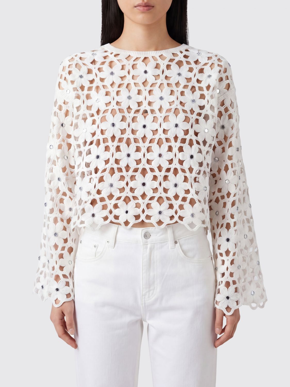Michael Kors Sweater Woman Color White