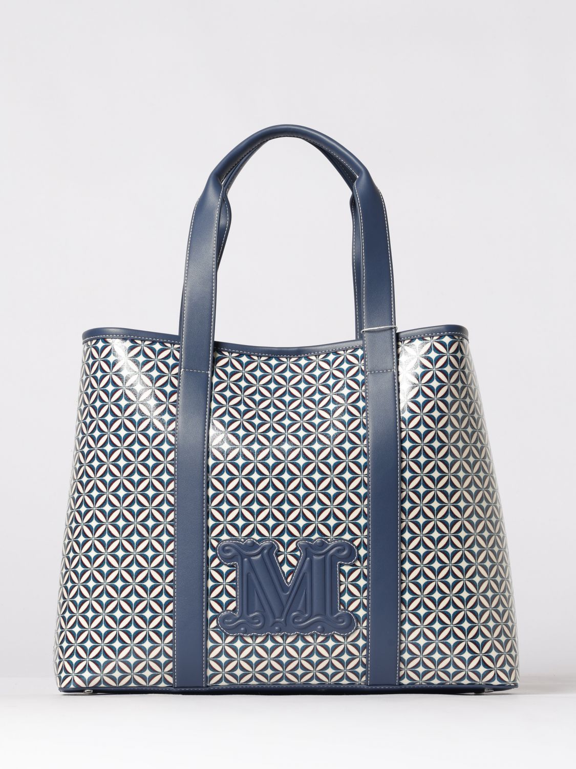 Max Mara MAX MARA Tote Bag Woman color Blue　MAX MARA トートバッグ レディース カラー ブルー