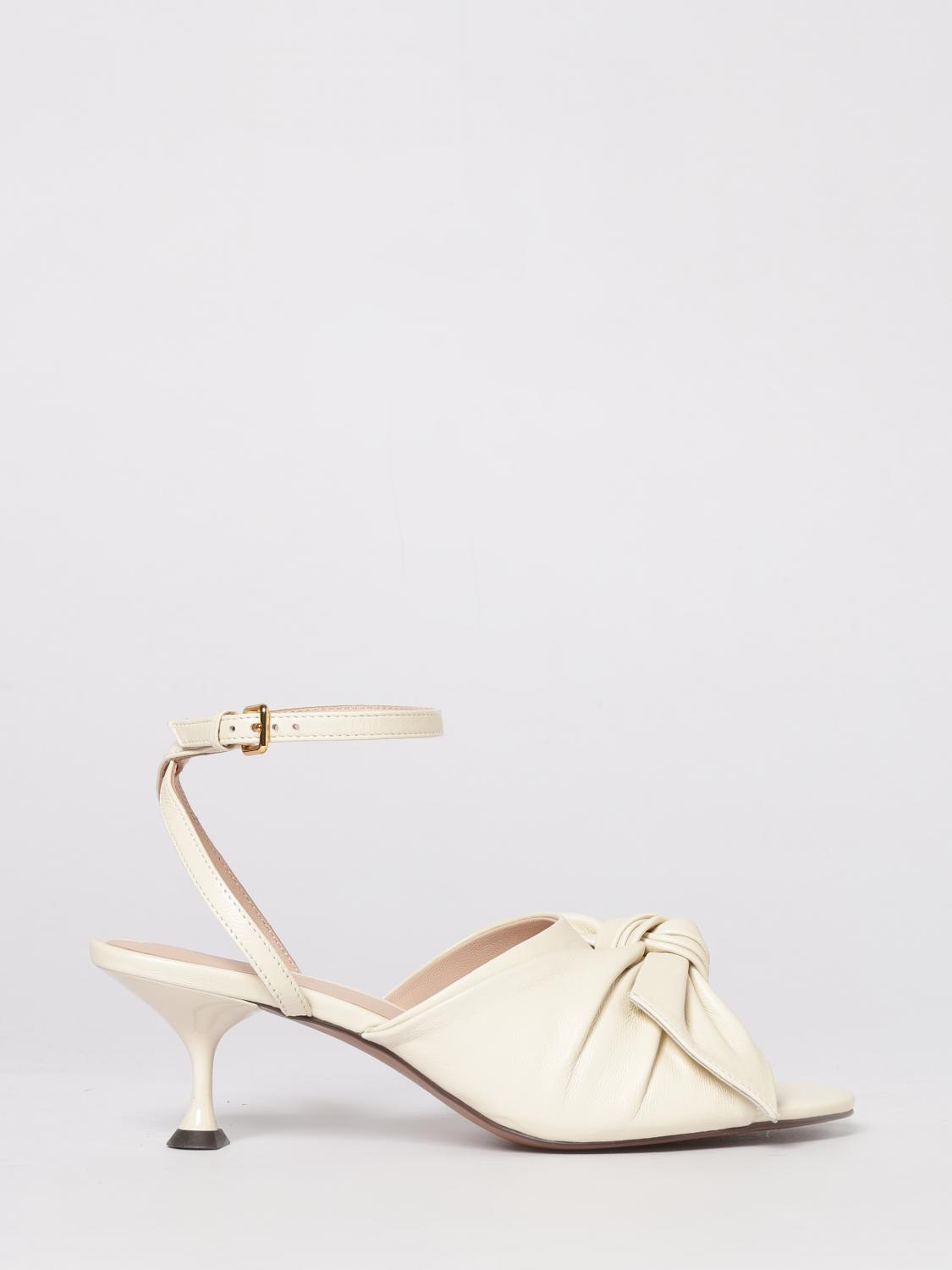 COCCINELLE Furoshiki Leder-Sandalen mit Schleife