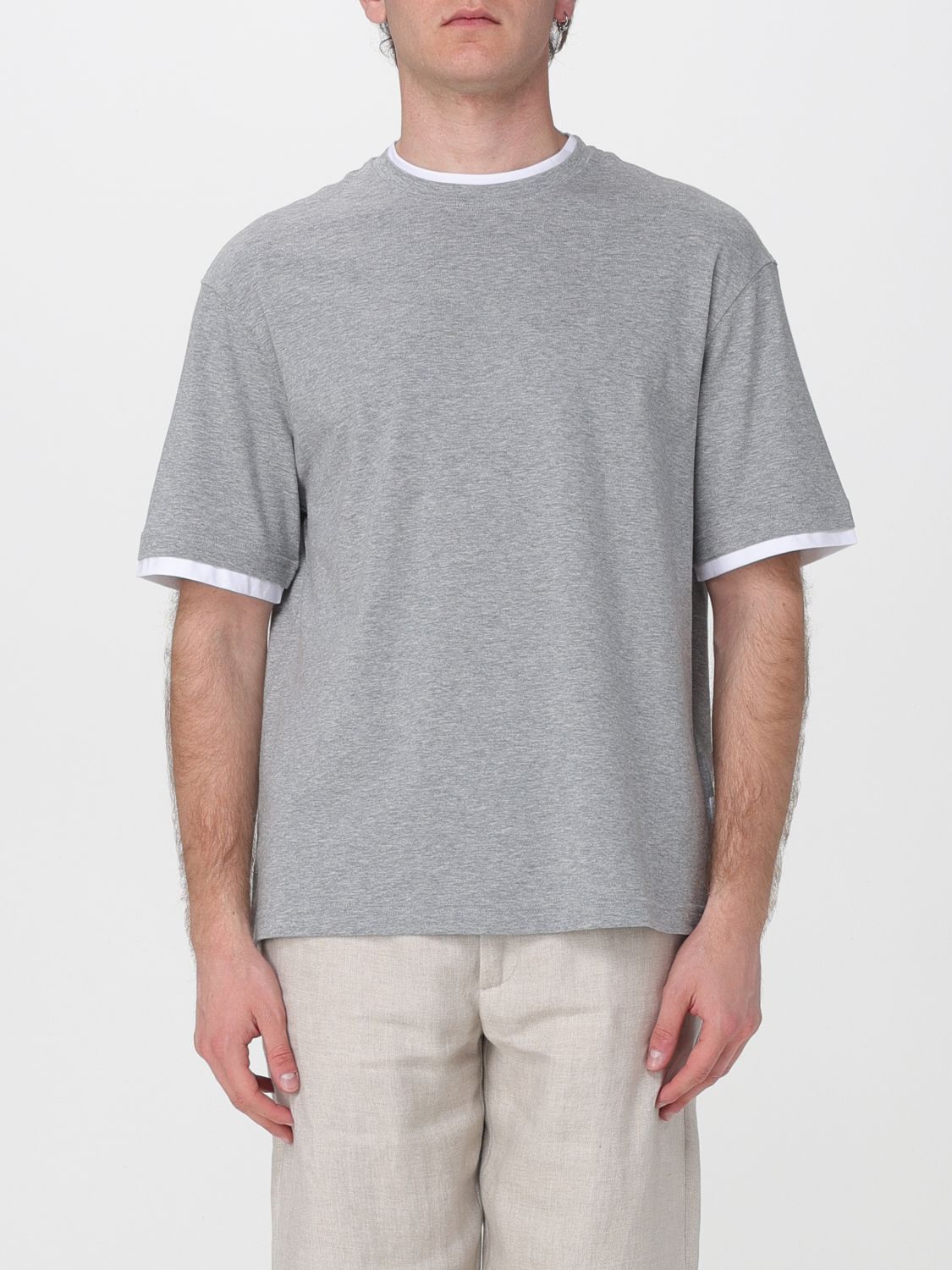 LARDINI Basic Cotton T-shirt　LARDINI ベーシックコットンTシャツ LARDINI