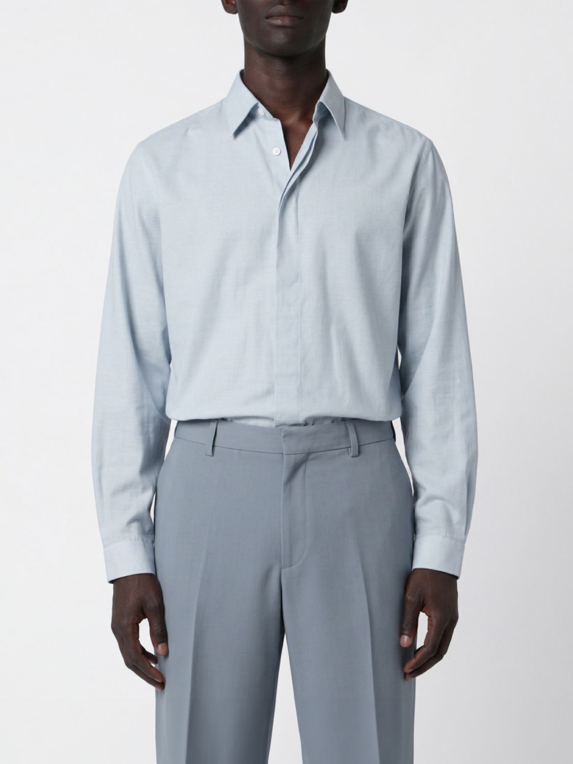 LARDINI Classic Cotton Blend Shirt　LARDINI クラシック コットンブレンド シャツ LARDINI