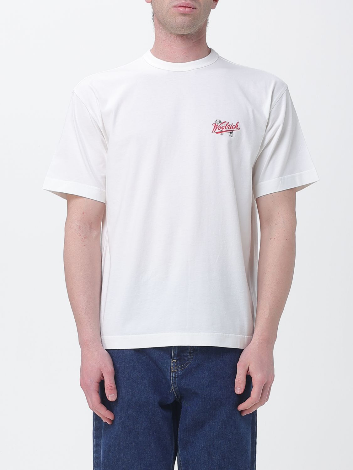 WOOLRICH Baumwoll-T-Shirt mit Logo