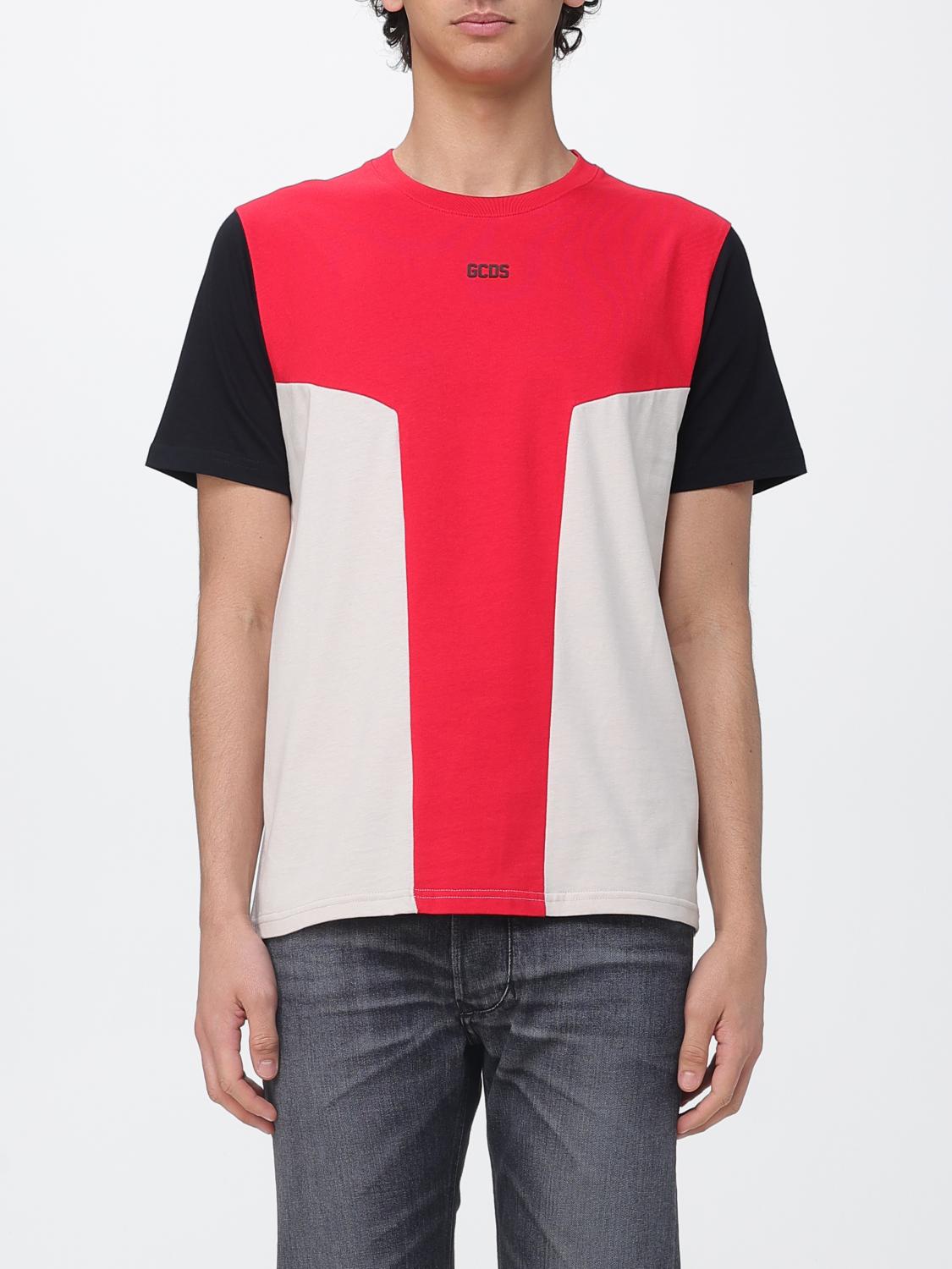 GCDS Baumwoll-T-Shirt mit Logo