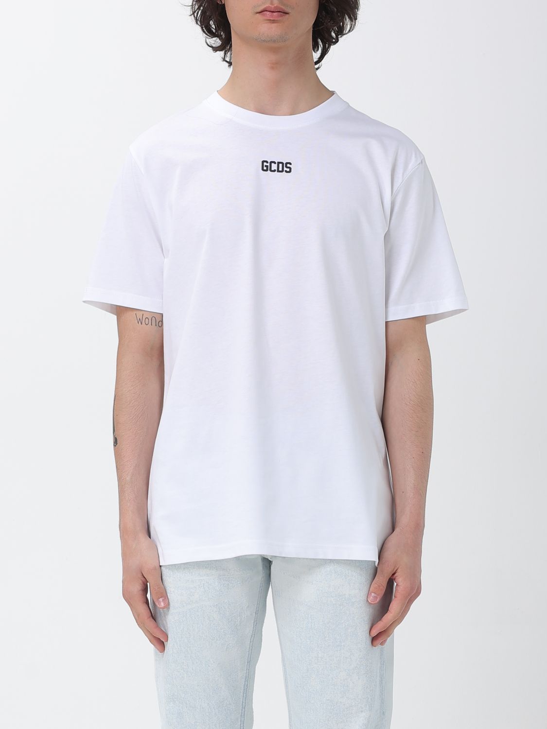 Gcds Cotton T-Shirt With Logo