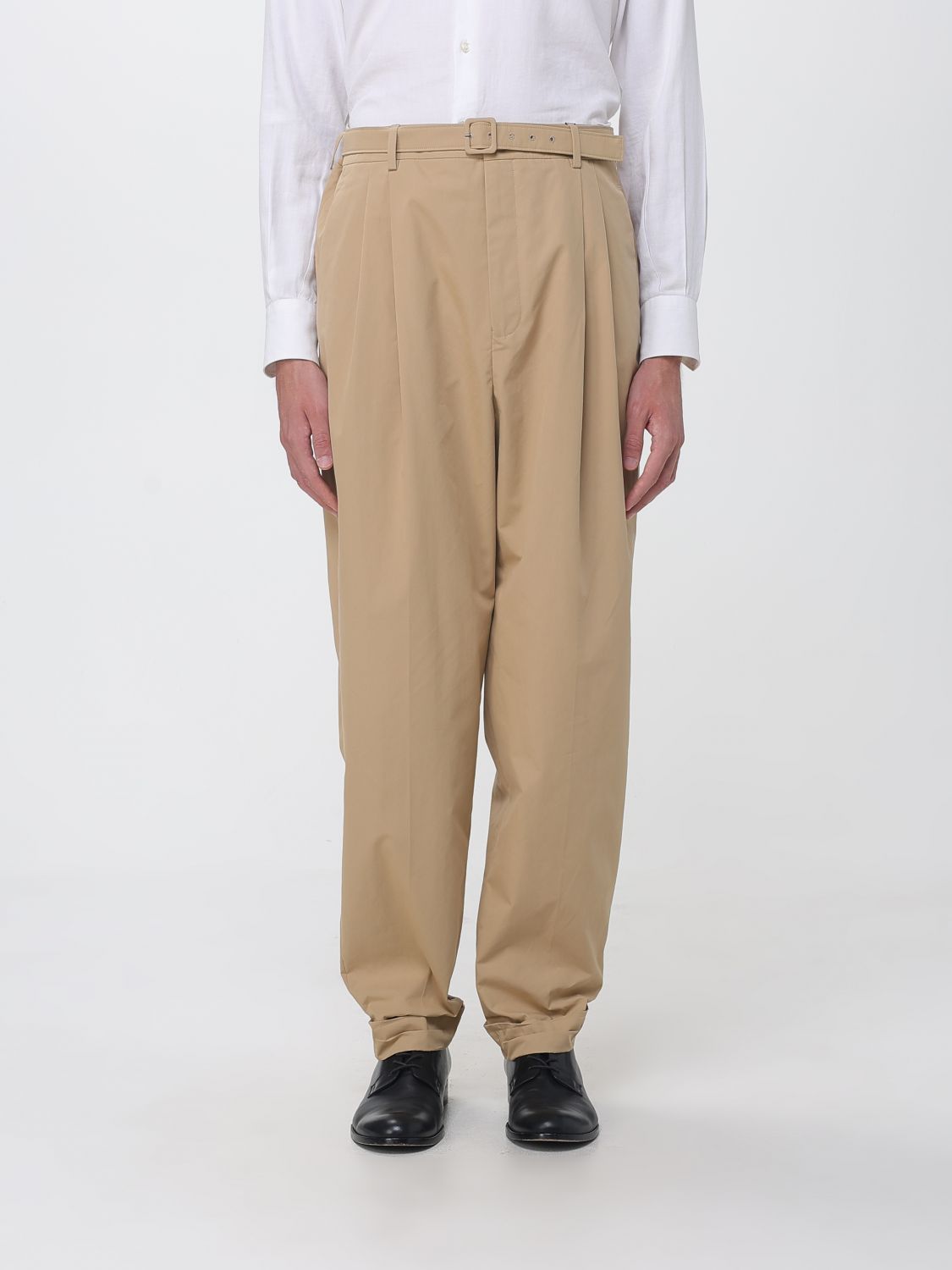 SAINT LAURENT Pantaloni slim fit in tela