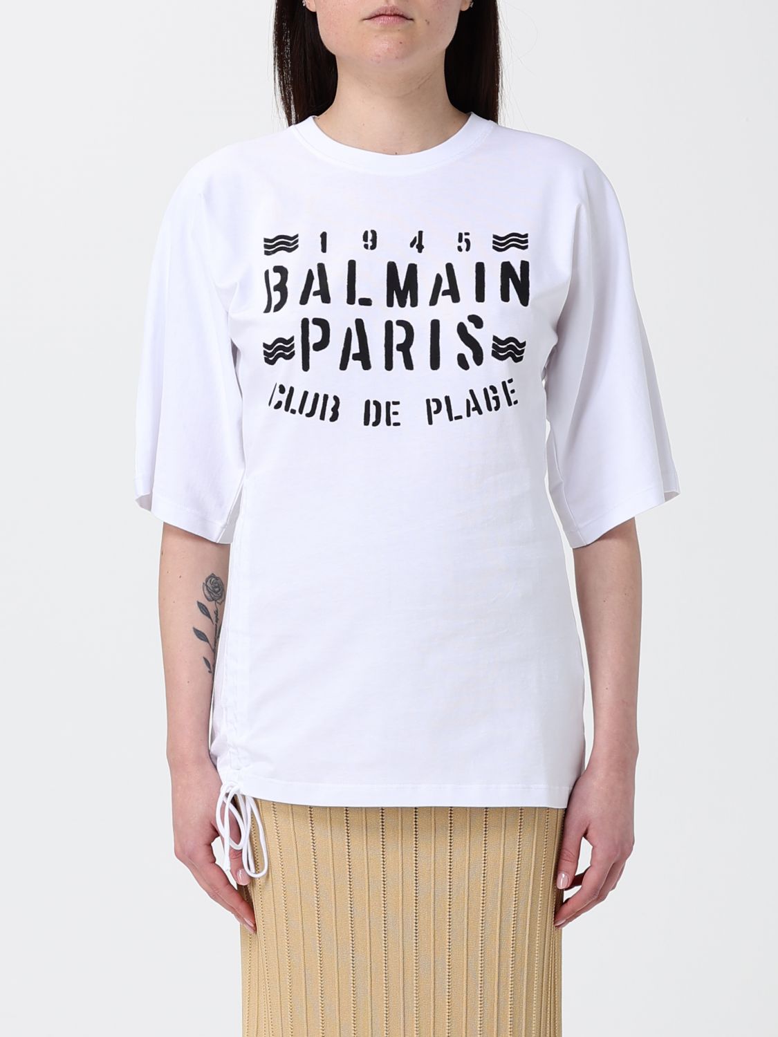 T-Shirts BALMAIN Donna colore Bianco