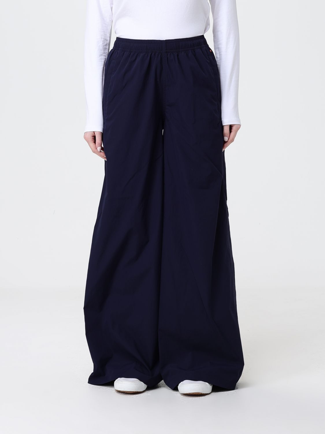 SAVE THE DUCK Palazzohose aus technischem Gewebe