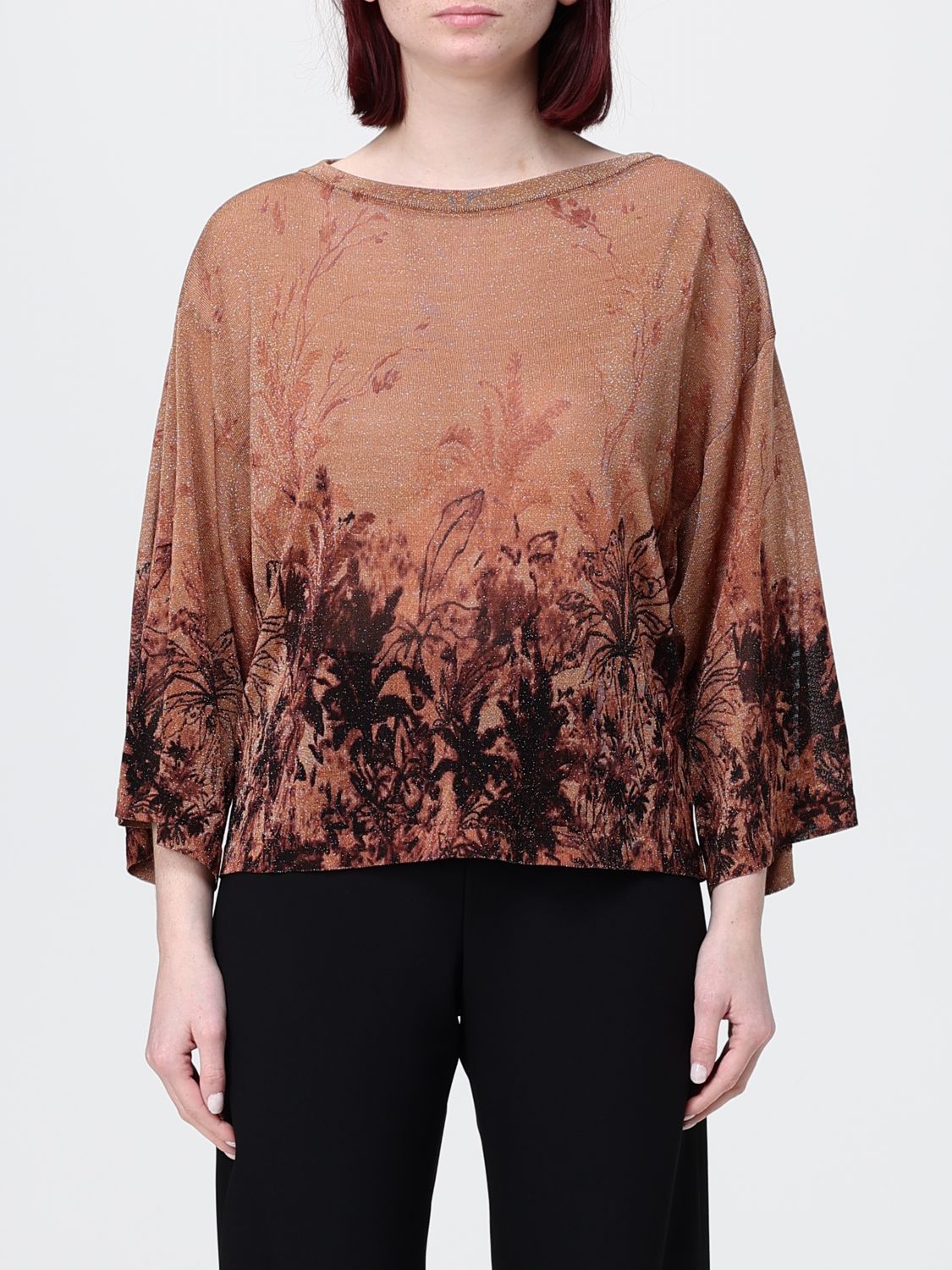 LIU JO Florales Viskosemischgewebe-Top