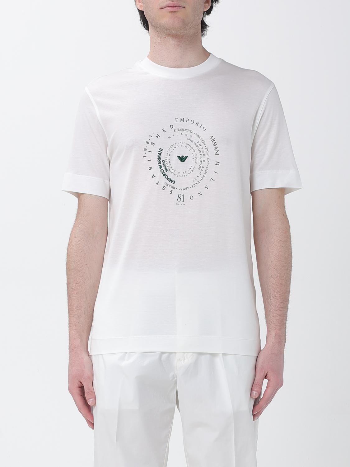 Emporio Armani Cotton Blend T-Shirt With Logo
