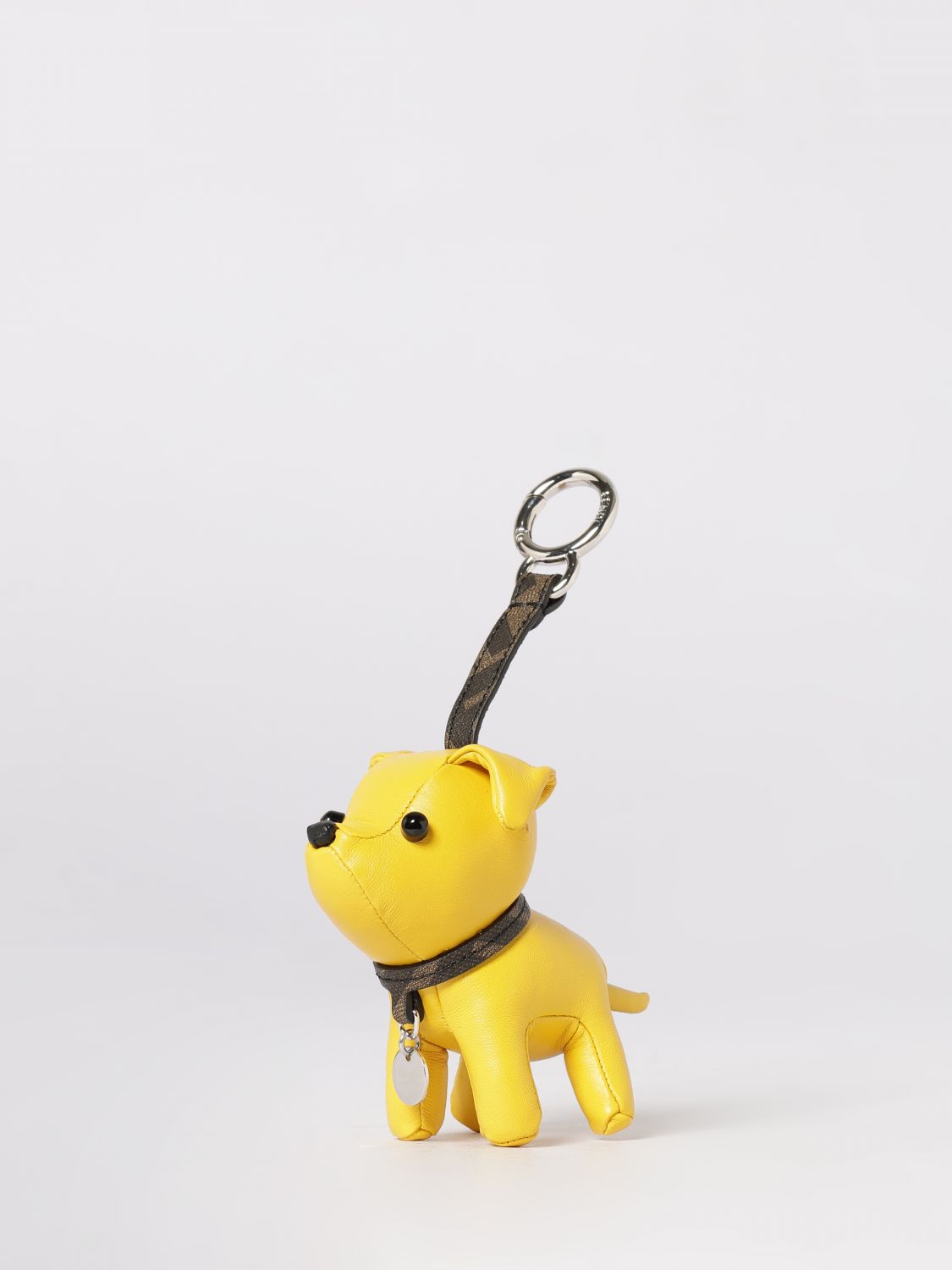 FENDI Portachiavi Dog in pelle