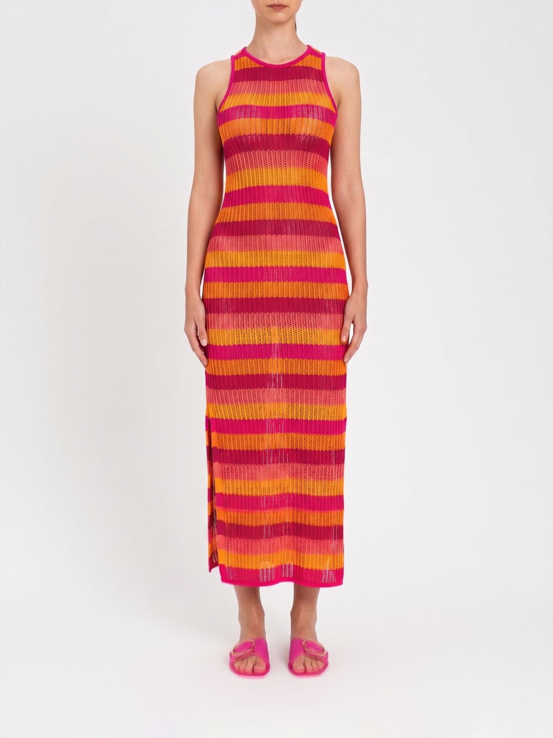 Twinset U & b Midi Dress in Cotton Knit