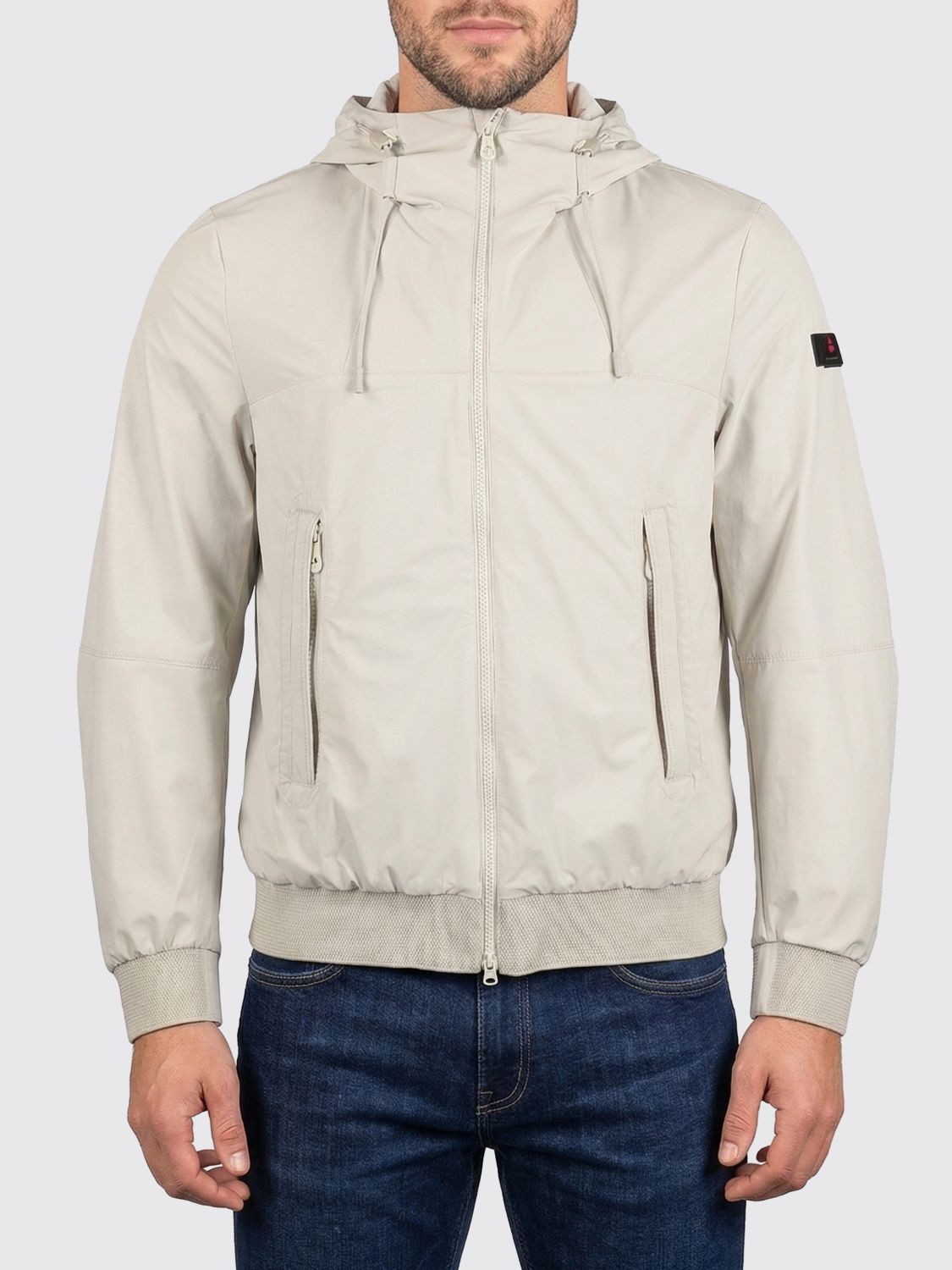 Peuterey Uyapo Nylon Hooded Jacket In 베이지