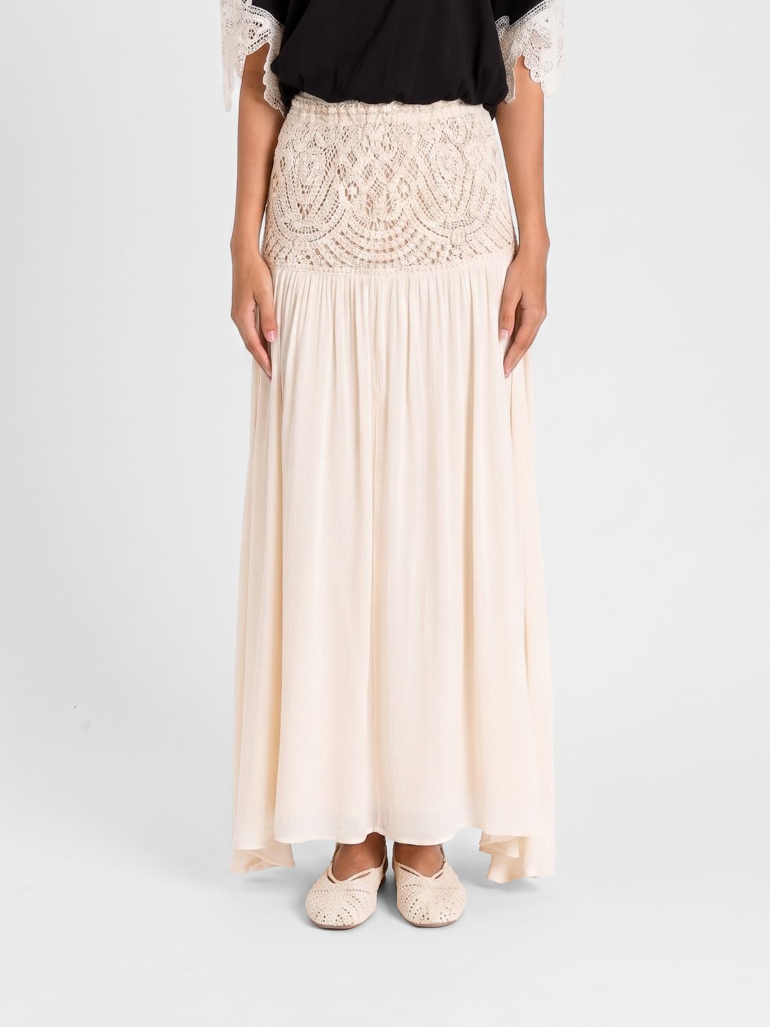 TWINSET U & B Skirt Woman color Cream