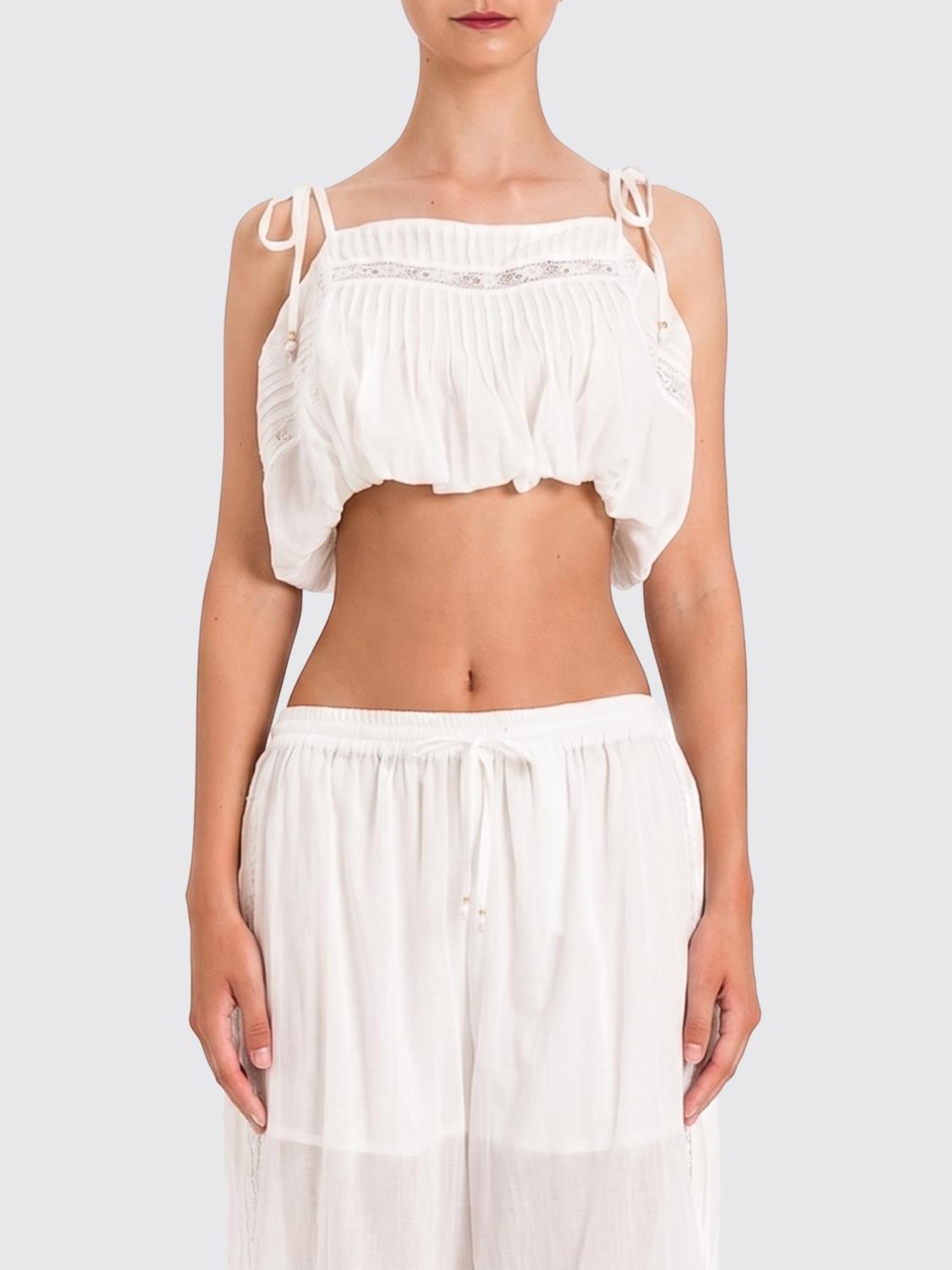 TWINSET U & B Crop-Top aus Baumwolle