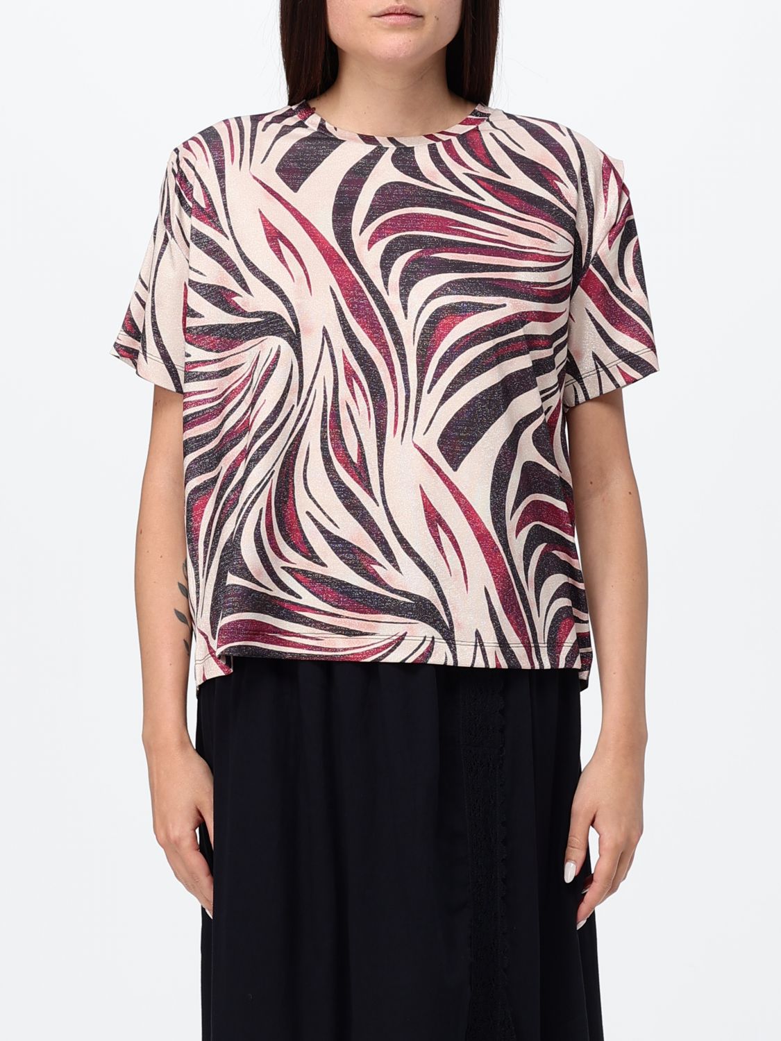 TWINSET U & B Bedrucktes Polyester-T-Shirt