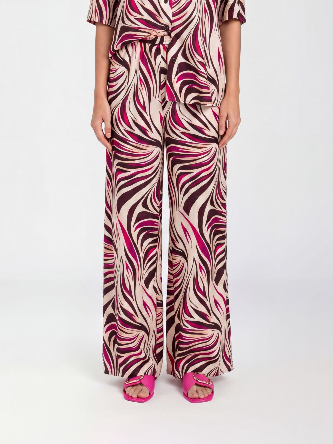 TWINSET U & B Pants Woman color Fuchsia
