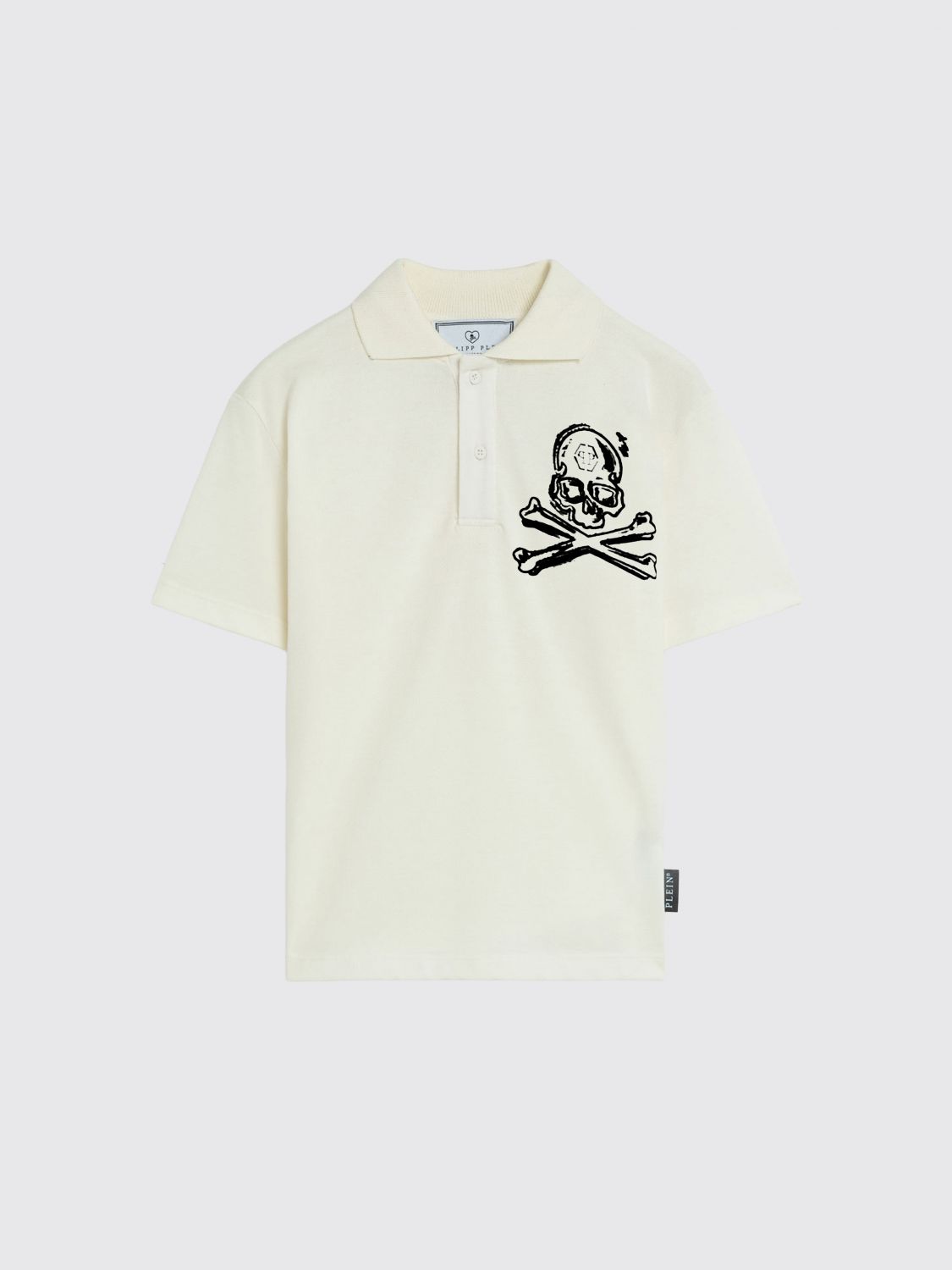 PHILIPP PLEIN Baumwoll-Poloshirt mit Logo