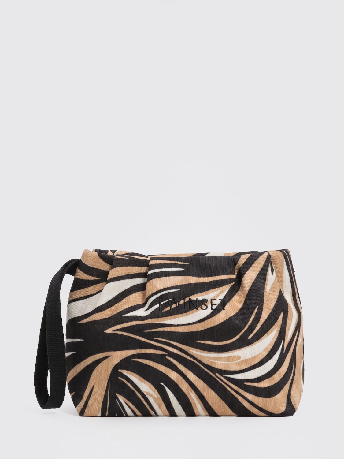 TWINSET U & B Bedruckte Baumwoll-Canvas-Pochette