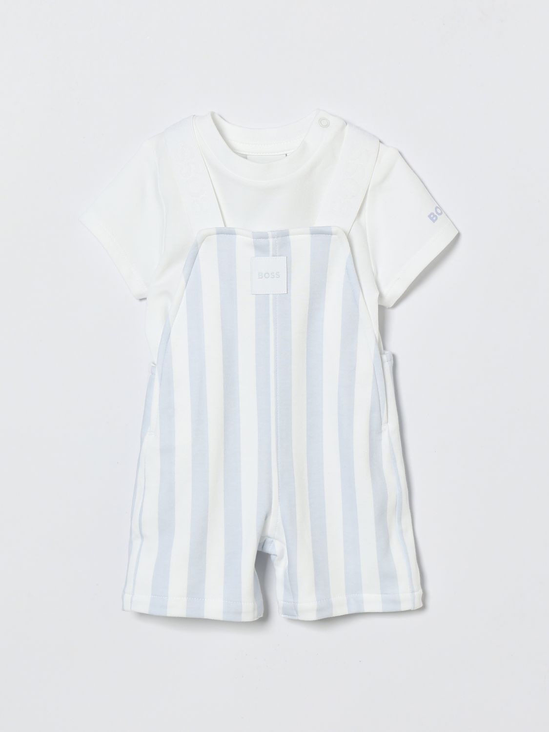 BOSS Gestreiftes Baumwoll-Co-Ord