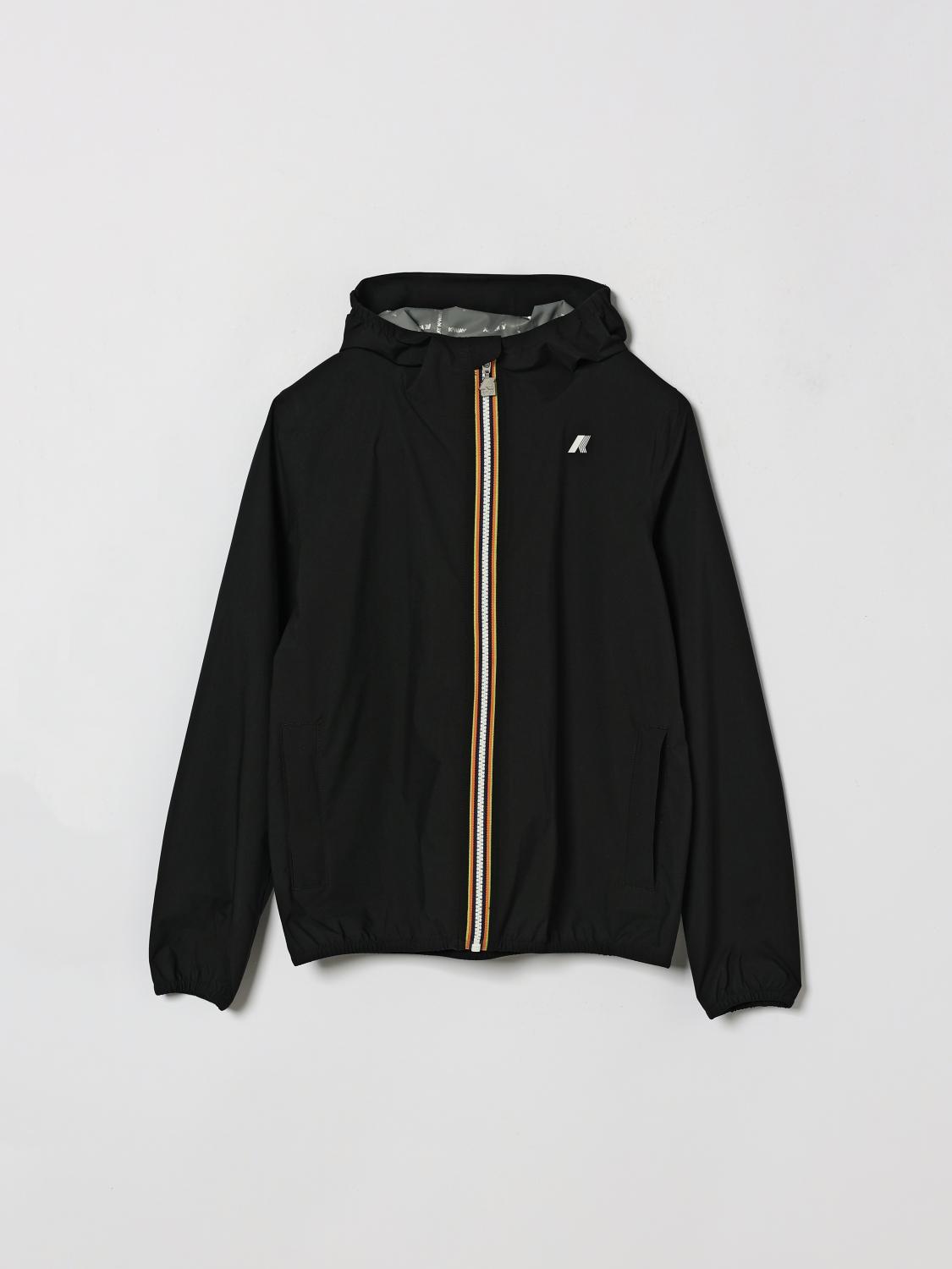 K-WAY Giubbotto con cappuccio P. Jack in tessuto tecnico