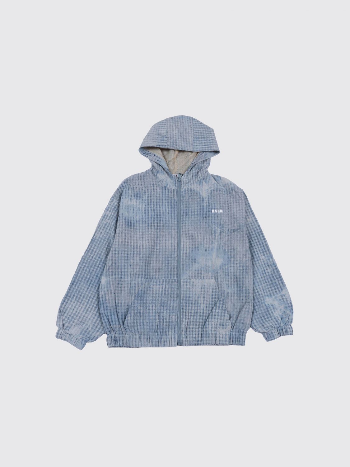 MSGM Kids Denim Hooded Jacket　MSGM キッズ デニム フーデッド ジャケット MSGM
