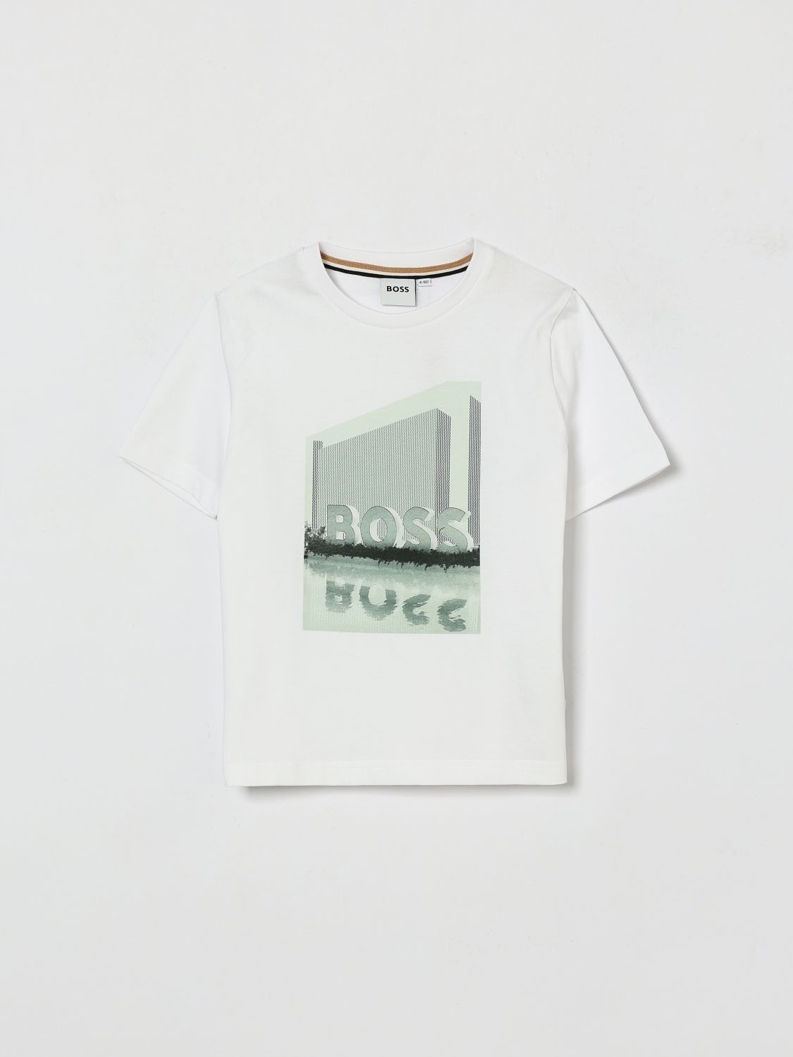BOSS T-Shirt Bambino colore Bianco