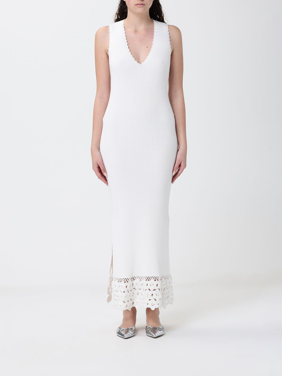 Ganni Organic Cotton Midi Dress