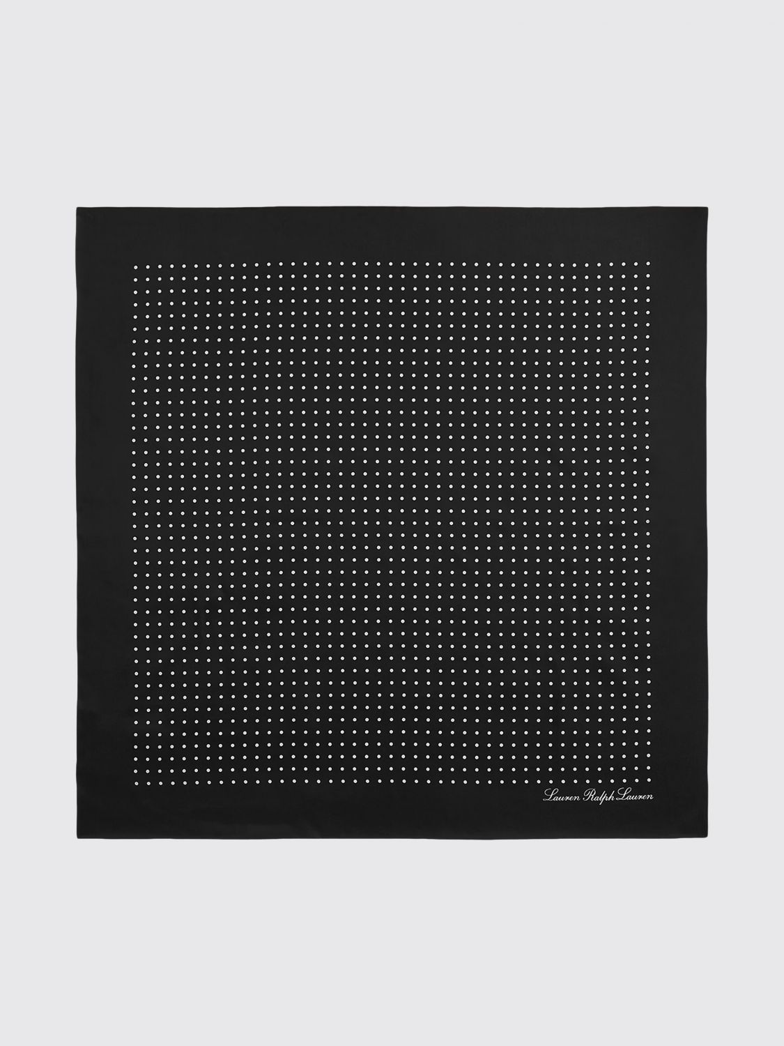 LAUREN RALPH LAUREN Foulard in seta con stampa a pois