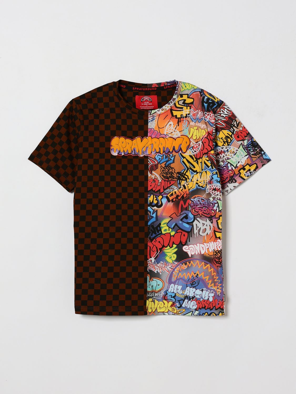 SPRAYGROUND T-shirt in cotone stampata