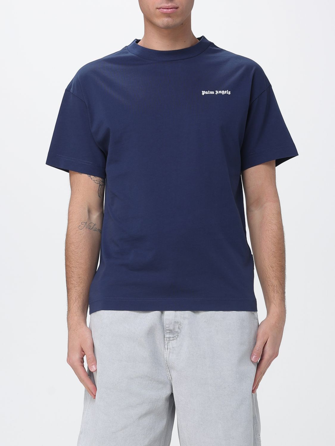 PALM ANGELS Set of 3 Cotton T-shirts with Logo　PALM ANGELS ロゴ入りコットンTシャツ3枚セット PALM