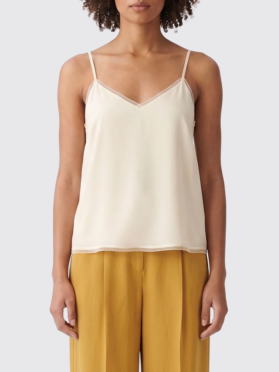 FABIANA FILIPPI Basic-Top aus Seidenmischung