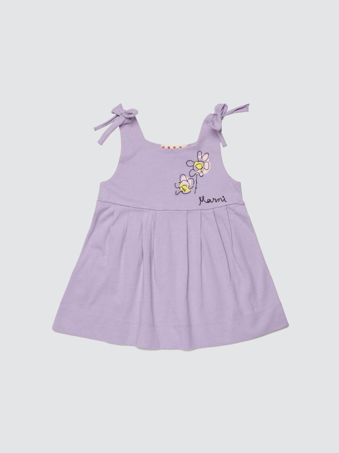 MARNI Abito mini in cotone con logo