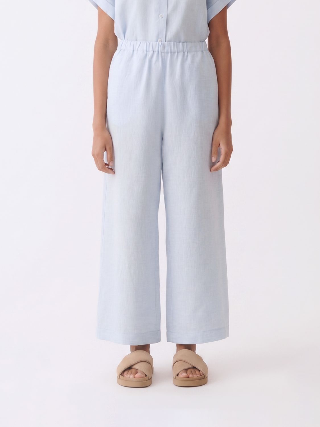 Fabiana Filippi Linen Cropped Trousers