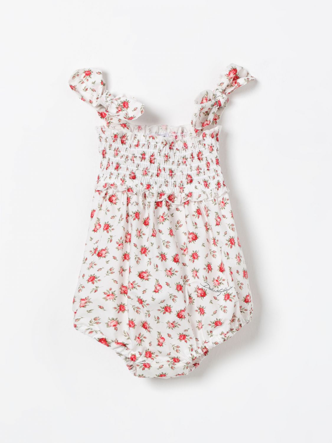 DOLCE & GABBANA Blumen-Strampler aus Baumwolle