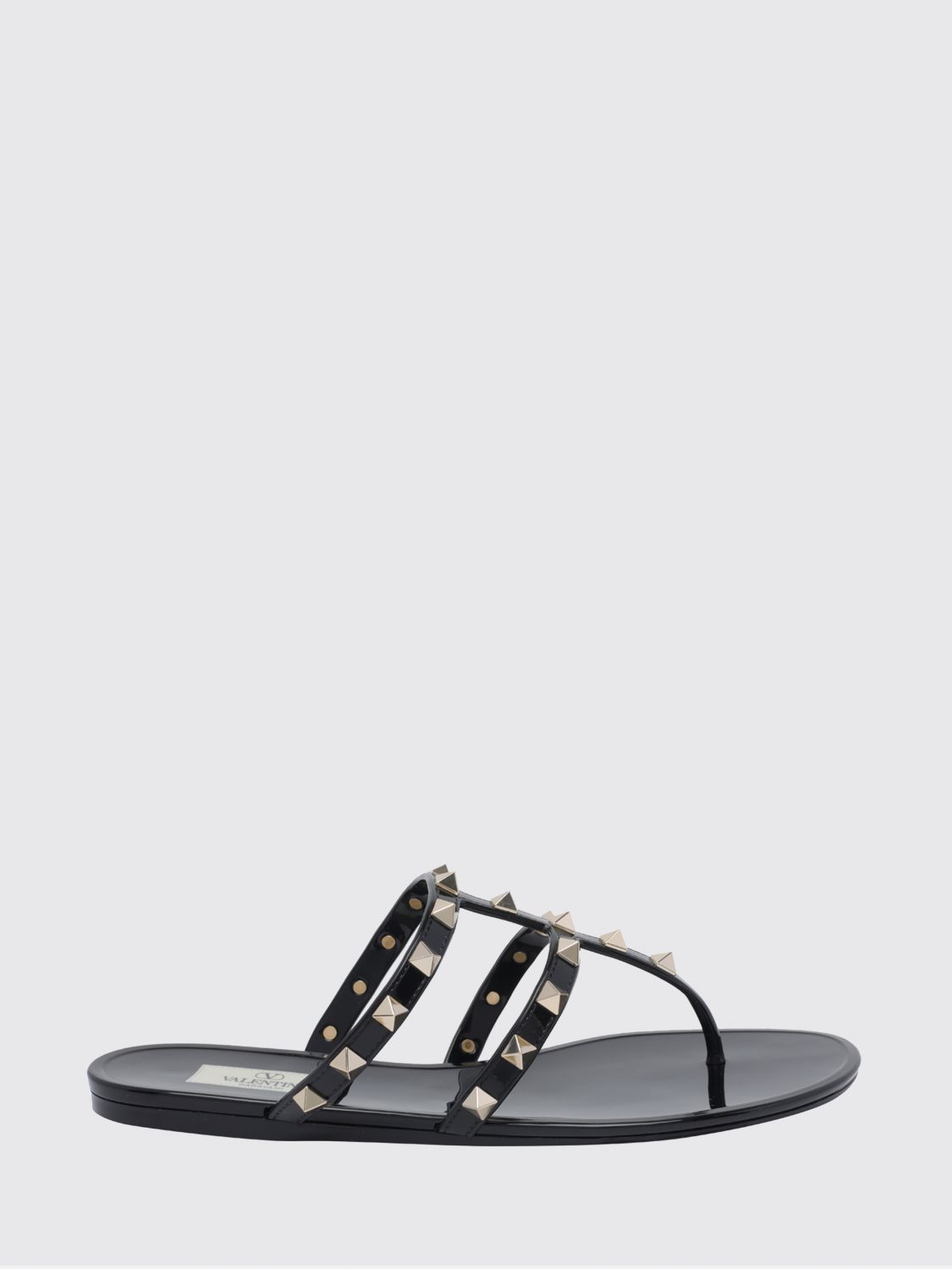 VALENTINO GARAVANI Rockstud Rubber Flip-Flop Sandals　VALENTINO GARAVANI ロックスタッズ ラバー ビーチサンダル サンダル VALENTINO