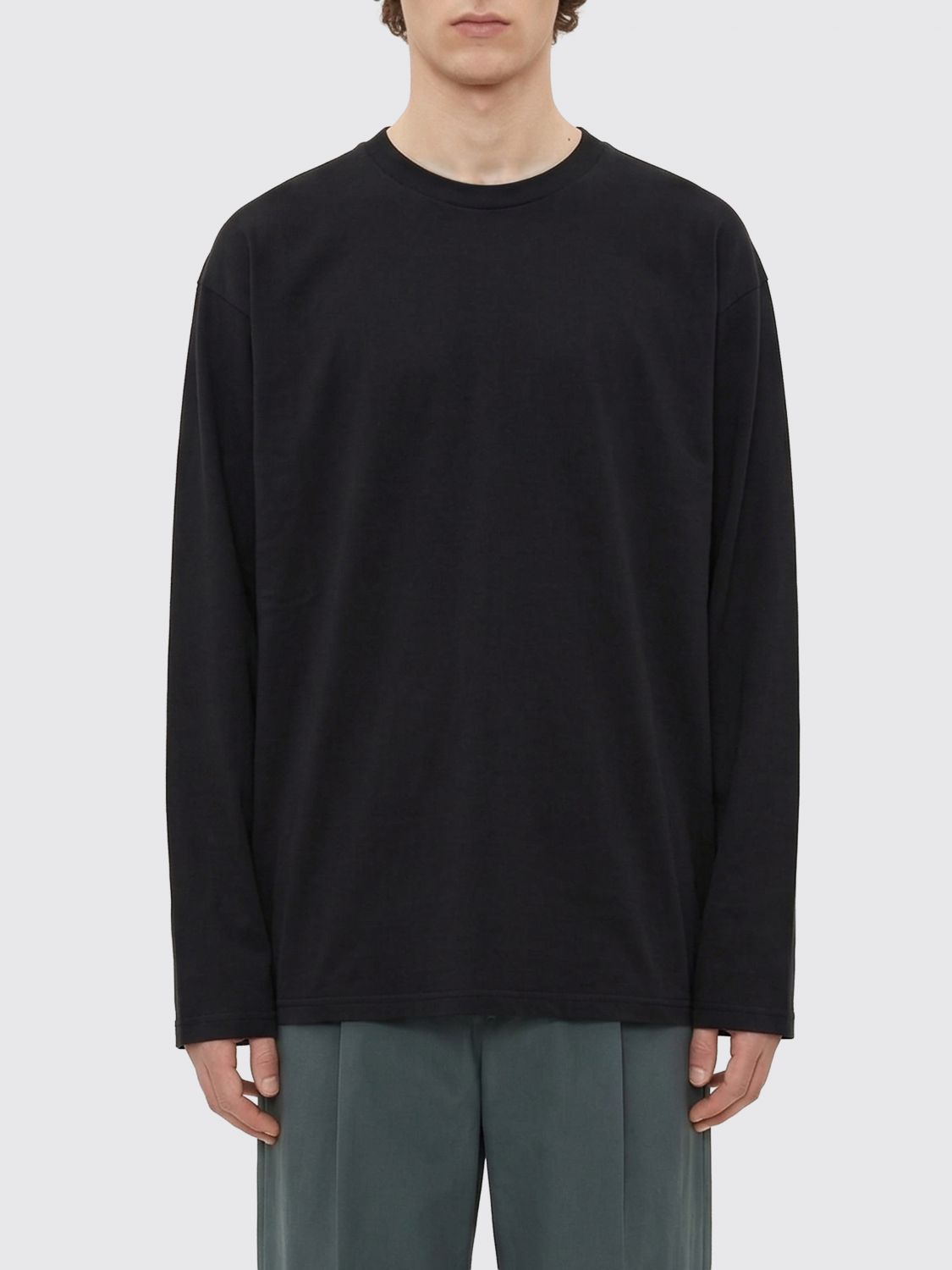 Jil Sander JIL SANDER T-Shirt Men color Black　JIL SANDER Tシャツ メンズ カラー ブラック