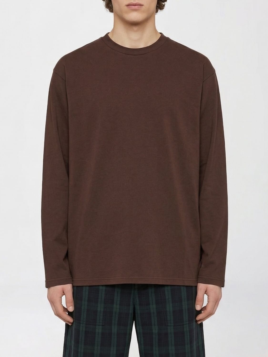 Jil Sander JIL SANDER T-Shirt Men color Coffee　JIL SANDER Tシャツ メンズ カラー コーヒー