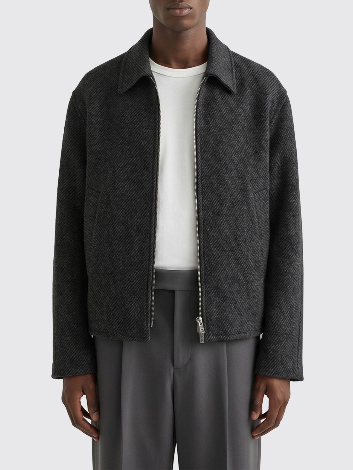 JIL SANDER Jacket Men color Grey