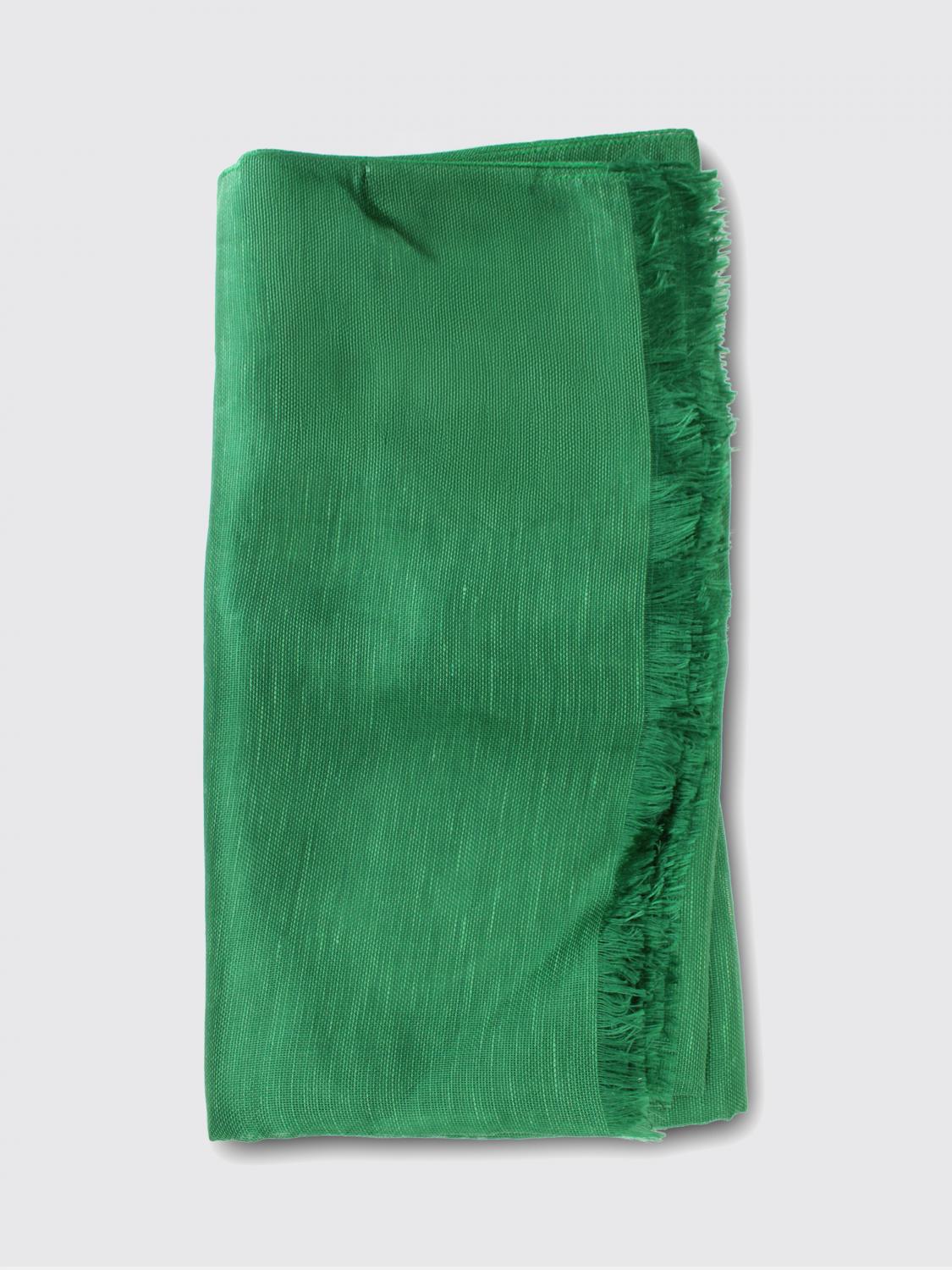 's Max Mara Silk And Linen Stole By In Green