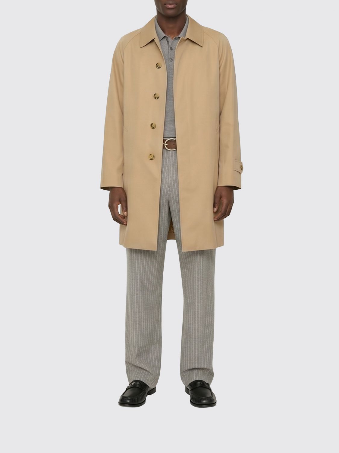 Burberry Jacket Men Color Honey In Brown