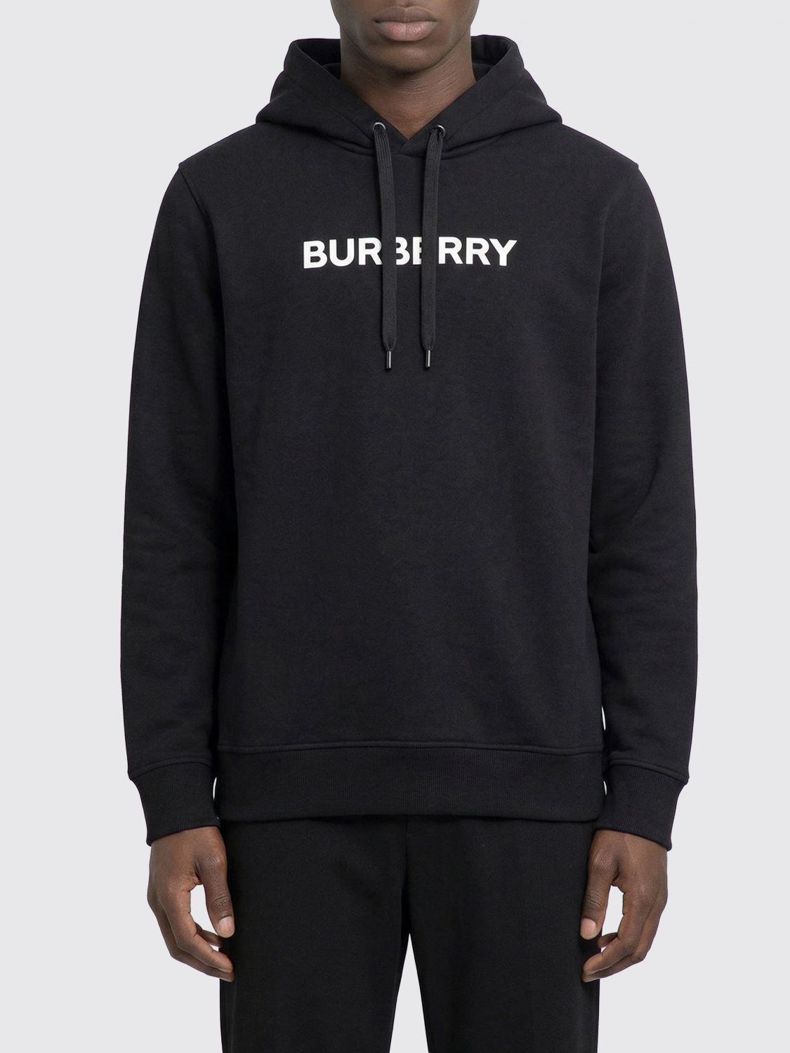 BURBERRY Baumwoll-Kapuzenpullover mit Logo