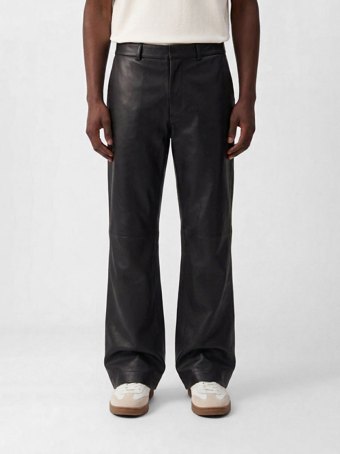 FENDI Pantaloni straight in nappa