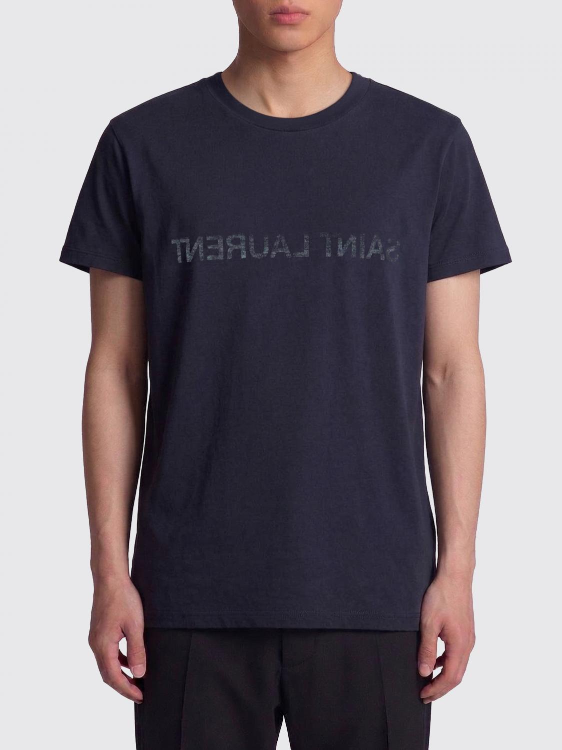SAINT LAURENT Baumwoll-T-Shirt mit Logo