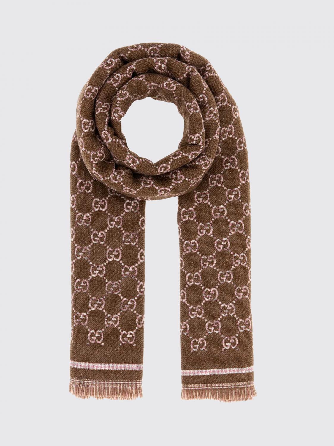 GUCCI Sciarpa in misto lana GG Supreme
