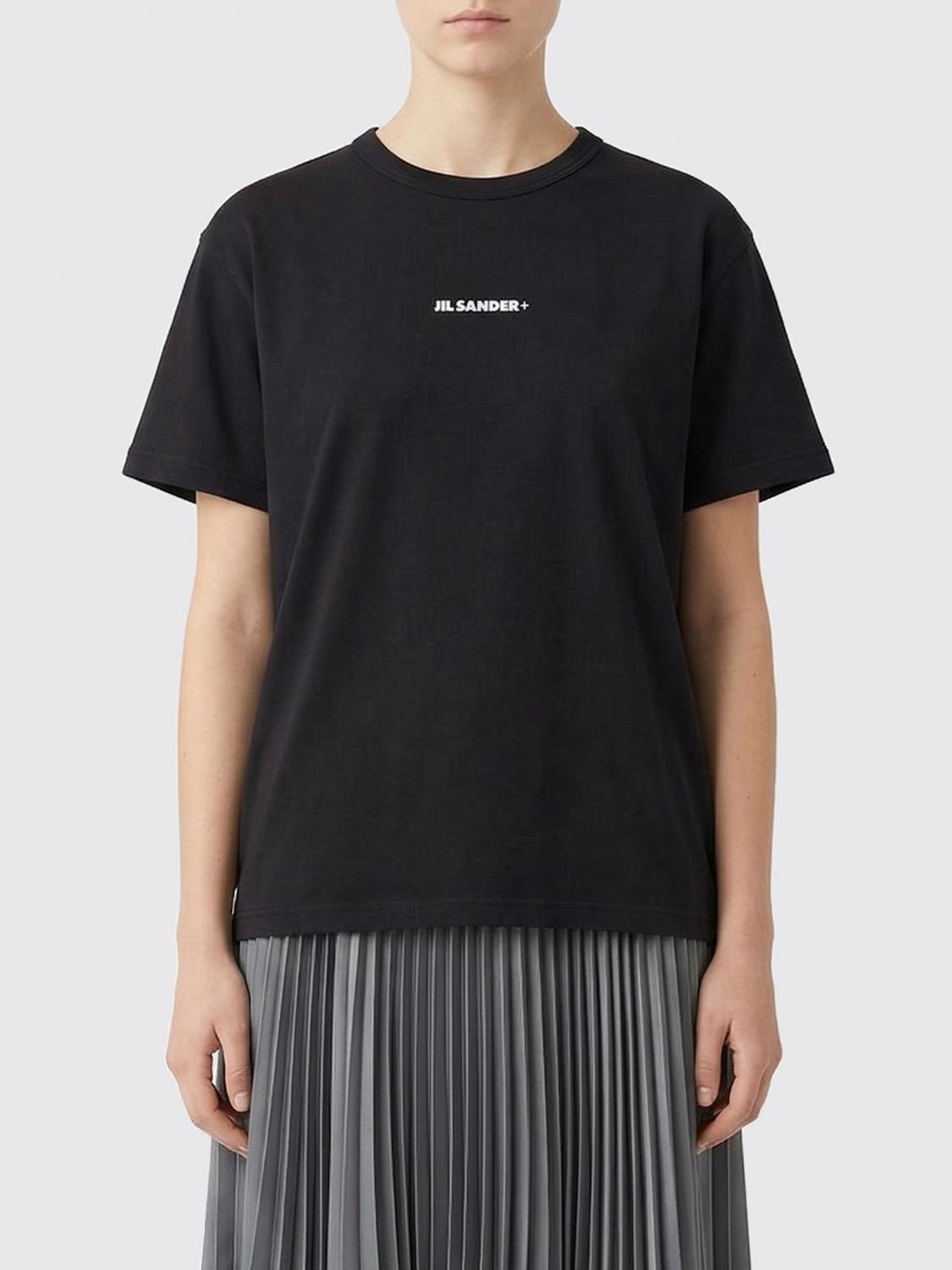 JIL SANDER Polyester T-Shirt with Logo　JIL SANDER ロゴ入りポリエステル Tシャツ JIL