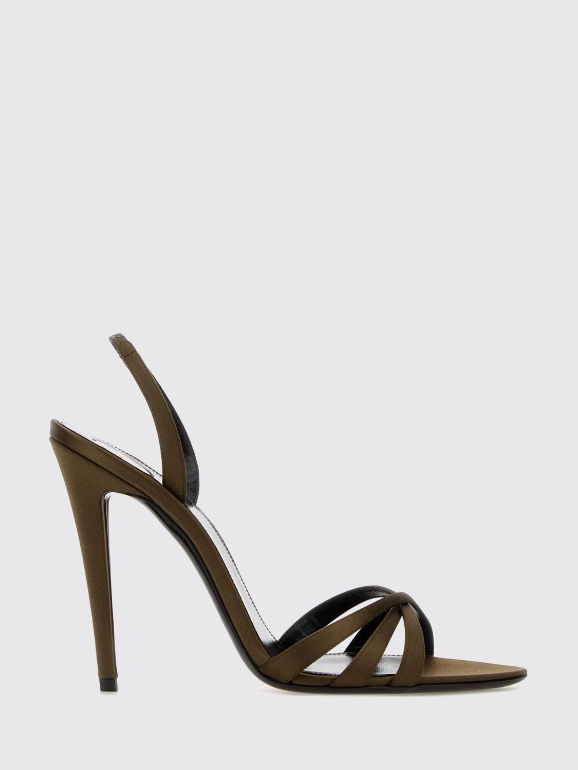 SAINT LAURENT Sandali Con Tacco Donna colore Grigio