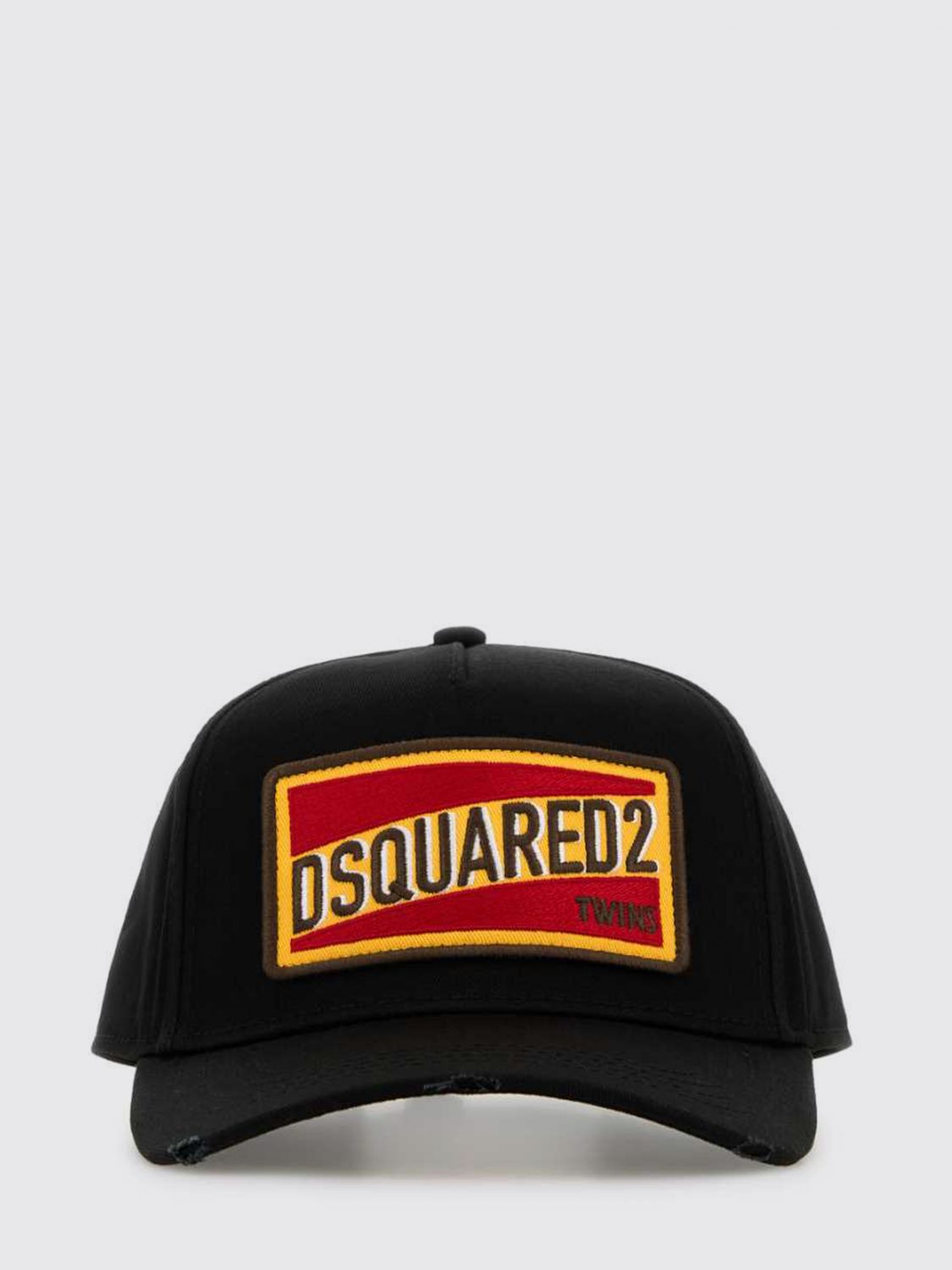 DSQUARED2 Baumwoll-Twill-Mütze mit Logo-Patch