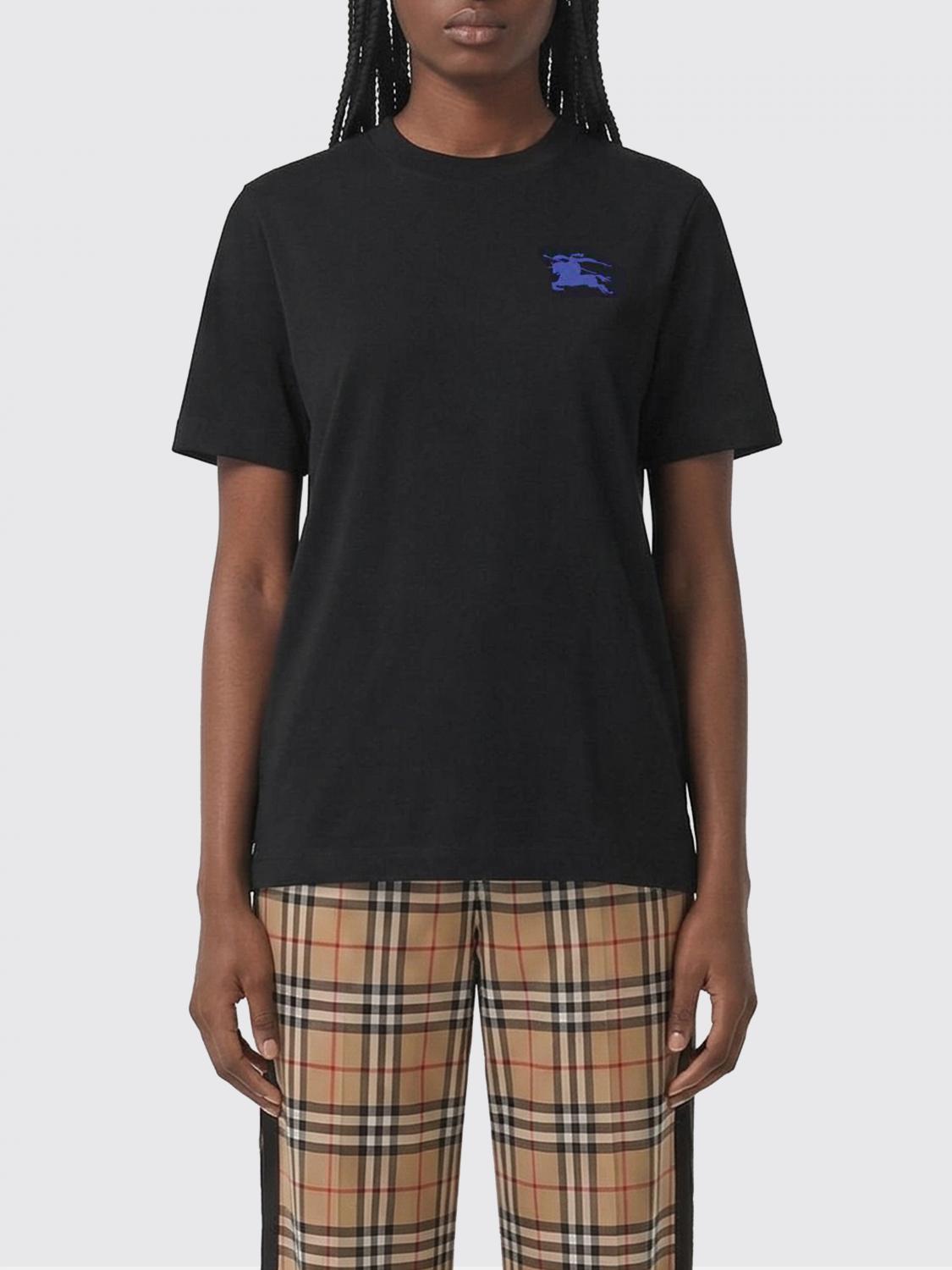 BURBERRY Cotton T-shirt with Logo　BURBERRY ロゴ入りコットンTシャツ BURBERRY